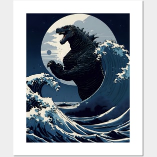 Kanagawa Monster Posters and Art